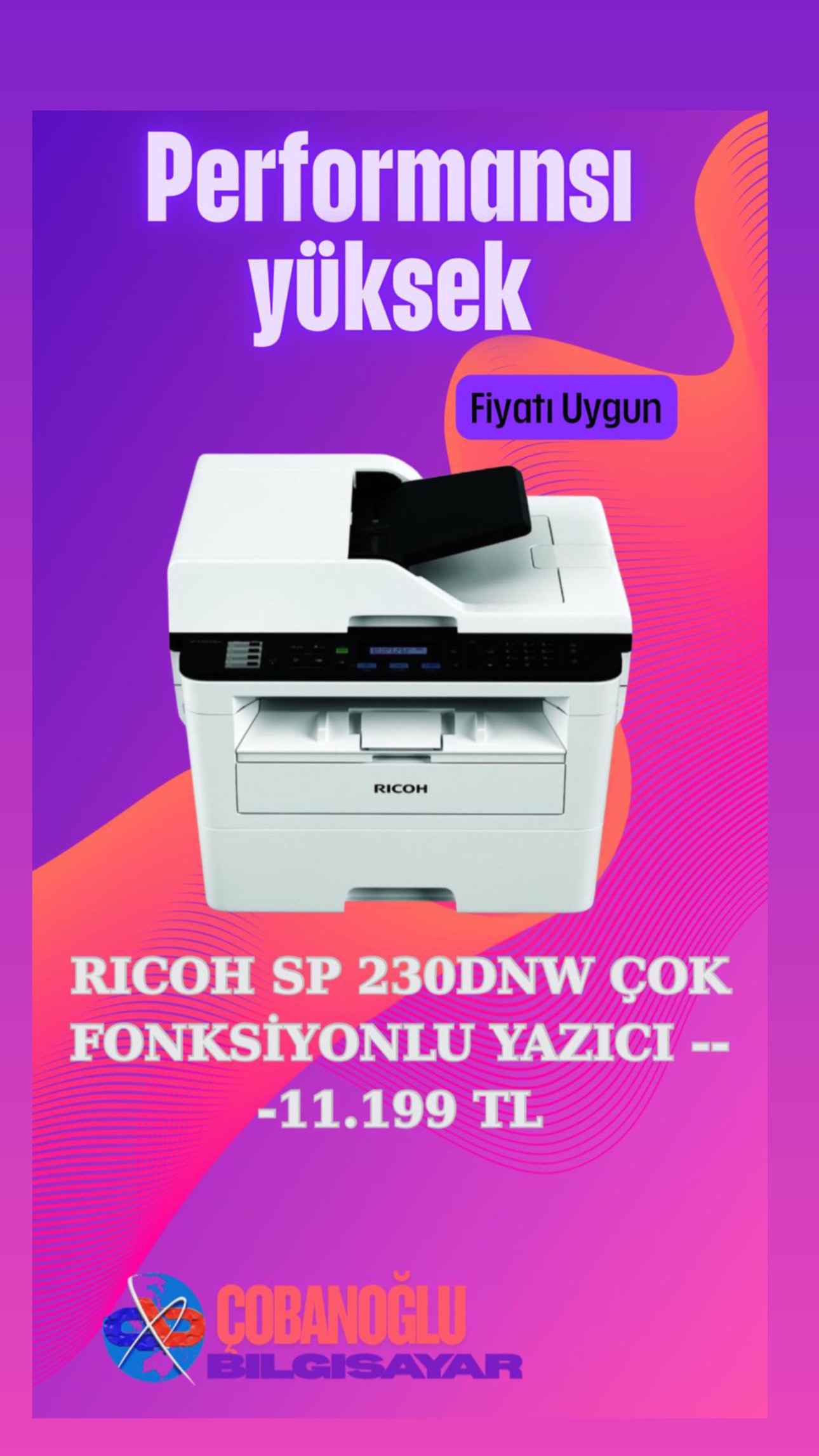 Rıcoh yazıcı